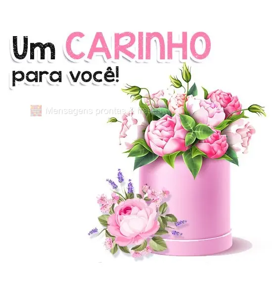 Um carinho todo especial para você!
