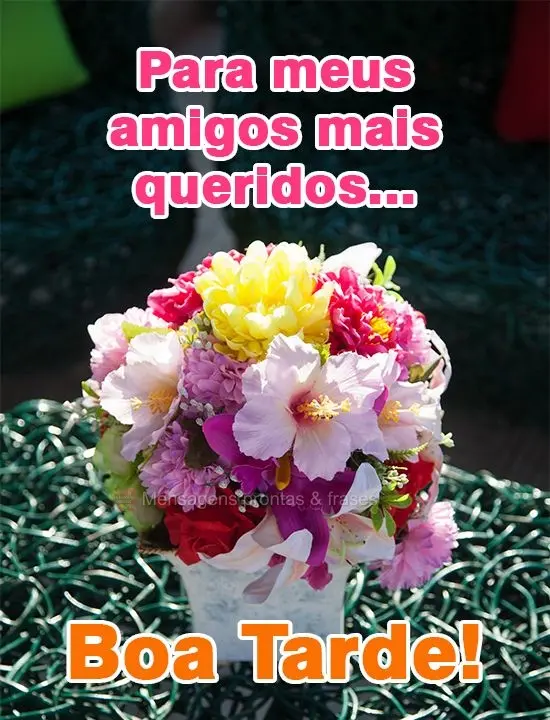 Para meus amigos mais queridos...
 Boa Tarde!