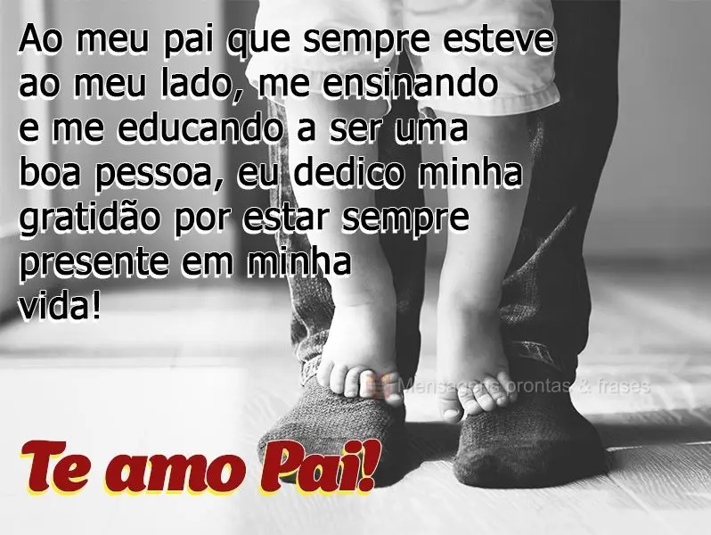 Ao meu pai que sempre esteve ao meu lado me ensinando e me educando a ser uma boa pessoa, eu dedico minha gratidão por estar sempre presente em minha vi...