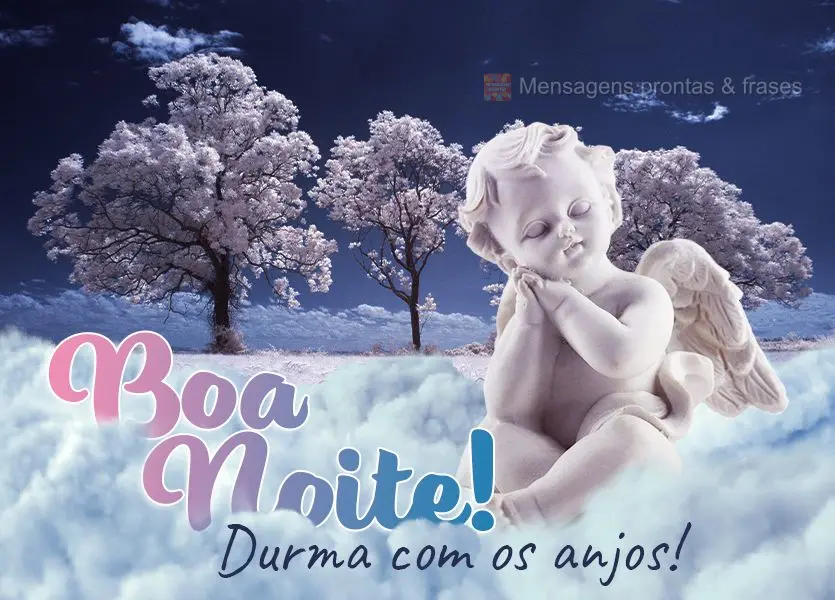 Boa noite! Durma com os anjos!