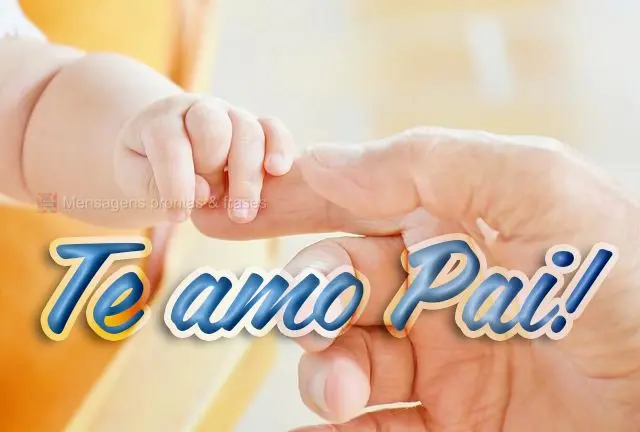 Te amo Pai!