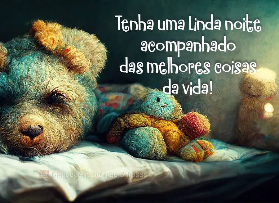 Tenha uma Linda noite acompanhada das melhores coisas da vida!