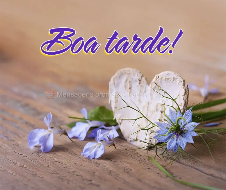Boa tarde!