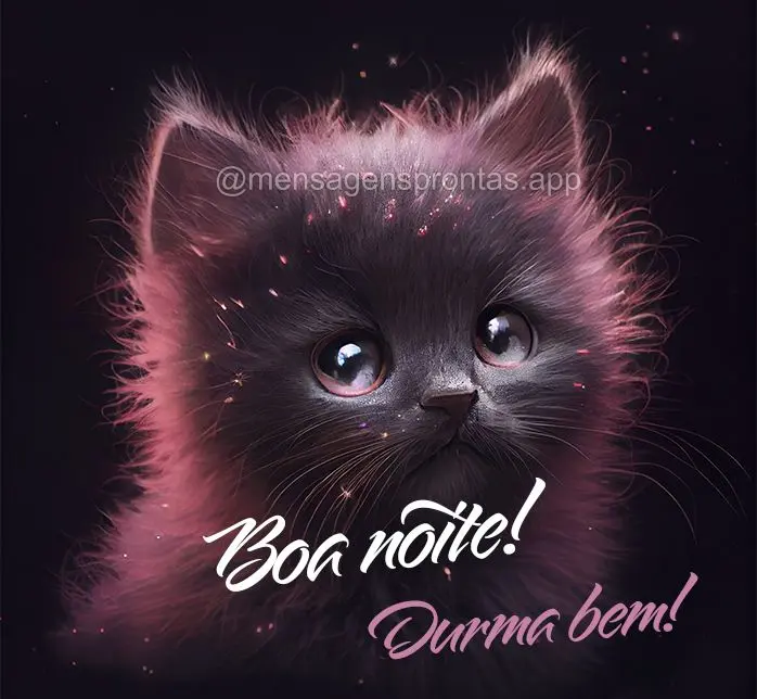 Boa noite! Durma bem!