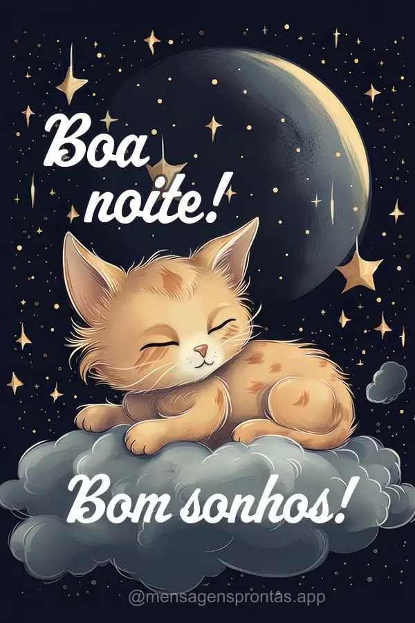 Bom sonhos! Boa noite!