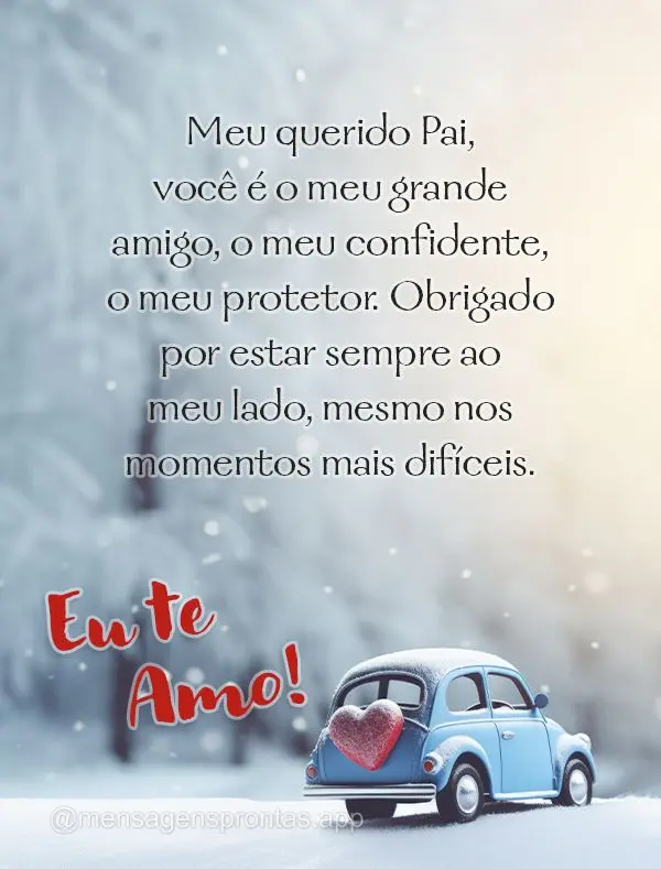 Meu querido pai, você é o meu grande amigo, o meu confidente, o meu protetor. Obrigada por estar sempre ao meu lado, mesmo nos momentos mais difíceis....