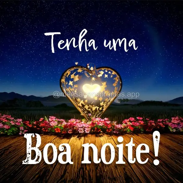 Tenha uma Boa noite!