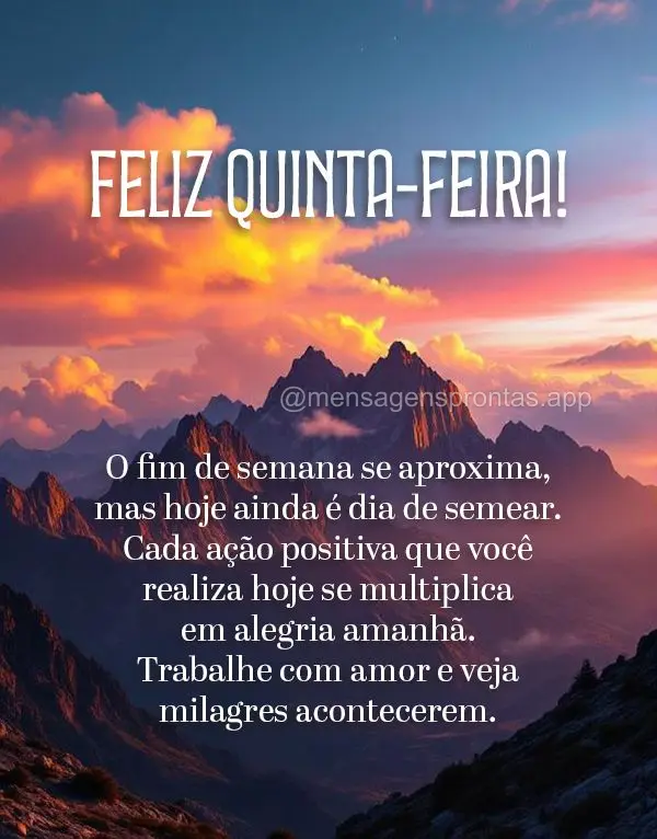 Preparação para Colheitas O fim de semana se aproxima, mas hoje ainda é dia de semear. Cada ação positiva que você realiza hoje se multiplica em al...